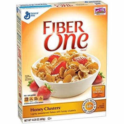 Fiber One Cereal Honey Clusters (Pack of 18)