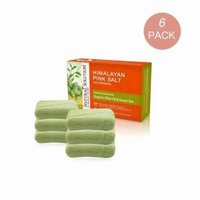 Natural Solutions Natural Solution Himalayan Pink Salt Green Tea & Olive Oil 5.2-ounce Soap (Bar of 6)