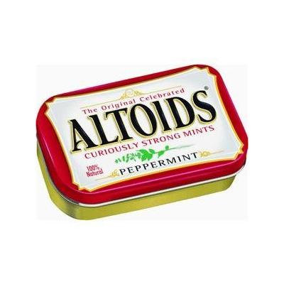 Wrigley Curiously Strong Mints 1.76 Oz. Tin (Pack of 20)