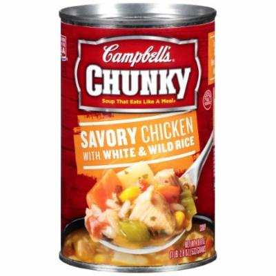 Campbell's Chunky Savory Chicken with White & Wild Rice Soup (Pack of 6)