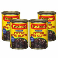 (4 Pack) The Pastene Pastene Pitted Ripe Olives, 6 oz