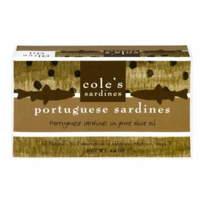 (2 Pack) Cole's Wild Sardines in Olive Oil, 4.4 oz