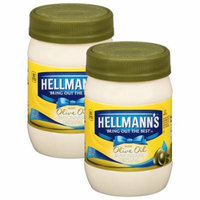 (2 Pack) Hellmann's with Olive Oil Mayonnaise Dressing, 15 oz