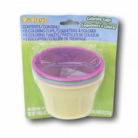 Dudleys Easter Egg Dying Coloring Cups with Dye Tablets - 5 Ct