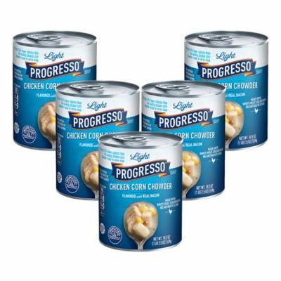 (5 Pack) Progresso Light Chicken Corn Chowder Soup, 18.5 oz