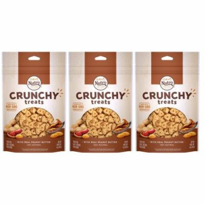 (3 Pack) NUTRO Crunchy Halloween Dog Treats with Real Peanut Butter, 10 oz. Bag