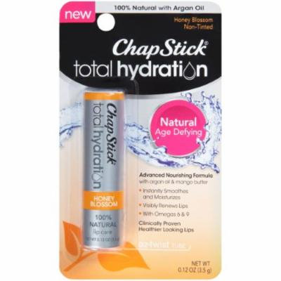 ChapStick Total Hydration, 100% Natural, Honey Blossom, (Pack of 2)