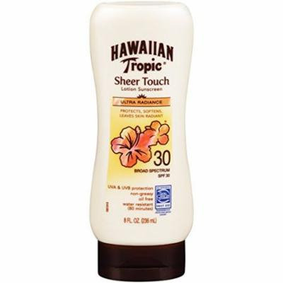 Hawaiian Tropic Sheer Touch Lotion Sunscreen SPF 30 8oz Each