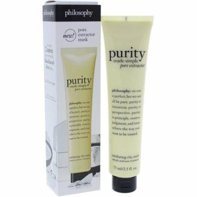 6 Pack - Philosophy Purity Made Simple Pore Extractor Exfoliating Clay Mask 2.5 oz