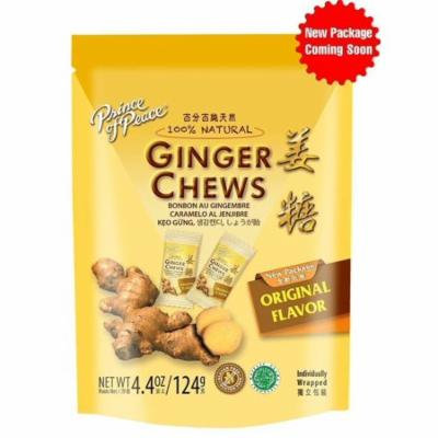 Prince Of Peace 100 Percent Natural Ginger Candy Chews, 4.4 Ounce each