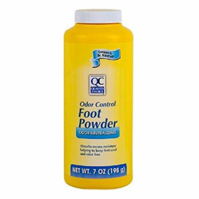 Quality Choice Foot Powder Odor Control 7oz Each
