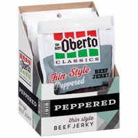 Oh Boy! Oberto Classics Peppered Thin Style Beef Jerky, 1.2 Ounce (Pack of 16)