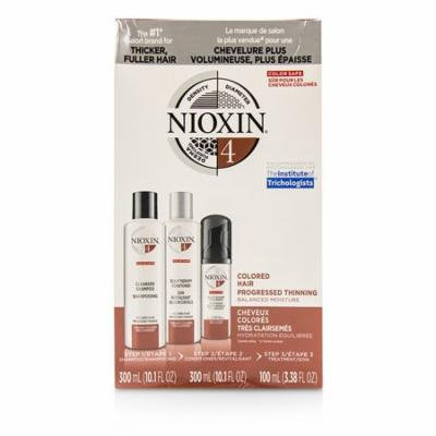 3D Care System Kit 4 - For Colored Hair, Progressed Thinning, Balanced Moisture-3pcs
