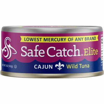 (3 Pack) Safe Catch Seasoned Elite Wild Tuna, Cajun, 5 oz can