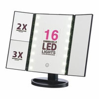 Onyx Professional Vanity Mirror with Dimmable LED Lights, Black