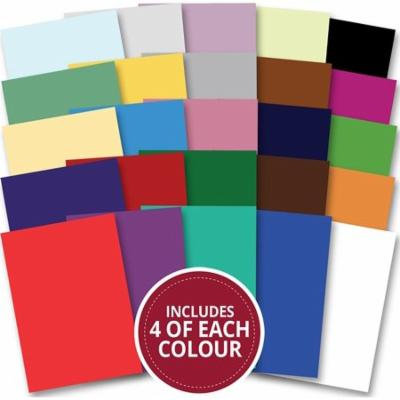 Hunkydory Adorable Scorable A4 Cardstock 100/Pkg-Christmas, 25 Colors/4 Each