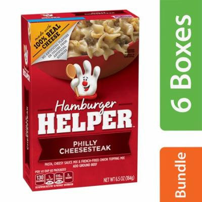 (6 Pack) Hamburger Helper Philly Cheesesteak Hamburger Helper 6.5 Oz.