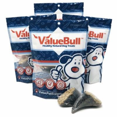 ValueBull Hooves Bully and Rice Filled Dog Chews, 24 Count
