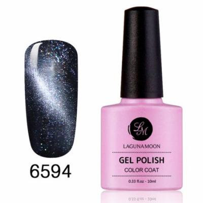 Lagunamoon 3D Cat Eye Magnetic Chameleon Nail Gel Polish UV LED Soak Off DIY Nail Art Long Lasting Varnish 6594
