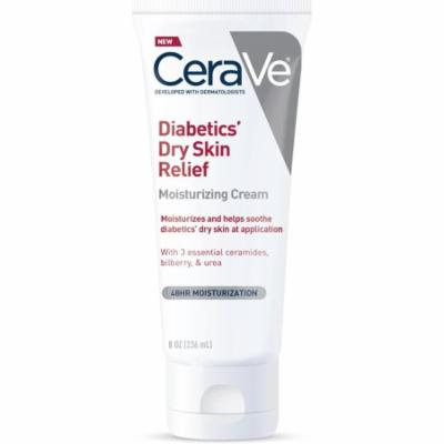 2 Pack - CeraVe Diabetics’ Dry Skin Relief Moisturizing Cream 8 oz