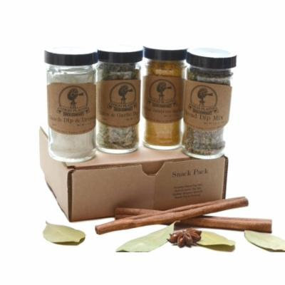 Snack Pack ~ Gift Set by High Plains Spice Company ~ Gourmet Meat and Veggie Spice Blends & Rubs For Beef, Chicken, Veggies & All Recipes ~ Spice Blends Handcrafted In Colorado, USA