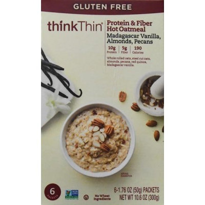 thinkThin Hot Oatmeal Vanilla Protein & Fiber