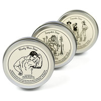 Manly Soap Pack from Seattle Sundries: 100% Natural & Hand Made. Scented with Essential Oils. 3 Bars in Travel Gift Tins. Guys' Favorite Selection!