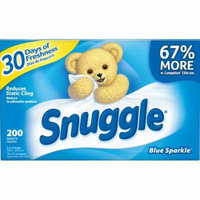 (2 Pack) Snuggle Fabric Softener Sheets, Blue Sparkle, 200 Count