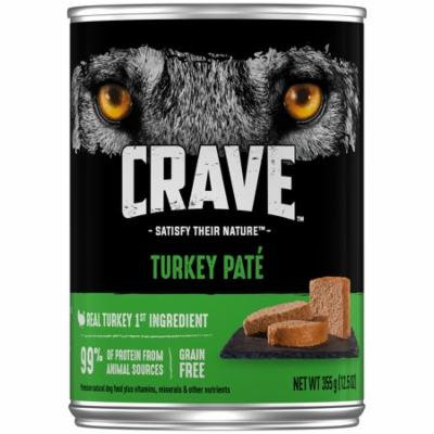 Crave™ Turkey Pate Dog Food 12.5 oz. Can