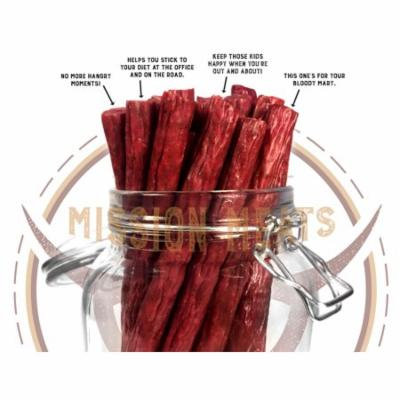 Mission Meats Tasty Original Grass Fed Beef Sticks 12 Ct