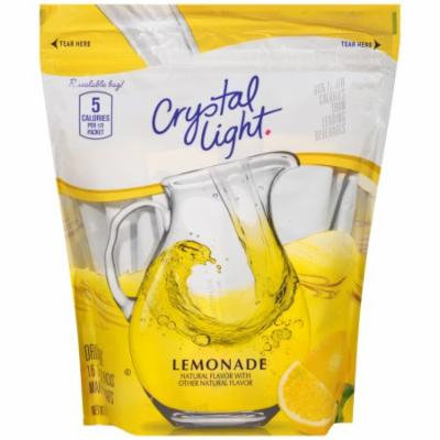(6 Pack) Crystal Light Lemonade Drink Mix, 8.6 oz Pouch (16 Pitcher Pack)