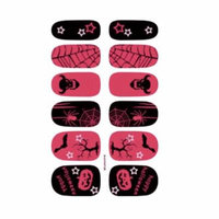 Halloween Nail Art Sticker Self-adhesive Nial Tip Decals Manicure Decoration Waterproof Nail Art Tips(Y5239)