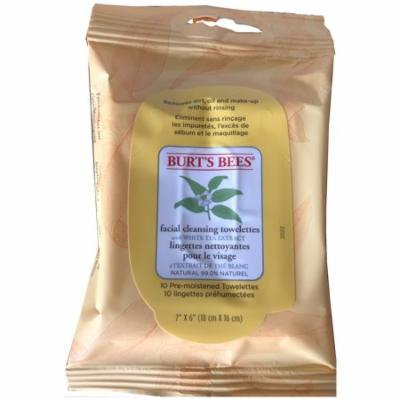 Burt's Bees Sensitive Facial Cleansing Towelettes with White Tea Extract - 10 Count