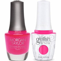 HARMONY NAIL GELISH SHAKE IT TILL YOU SAMBA #1110895 + MATCHING MORGAN TAYLOR POLISH