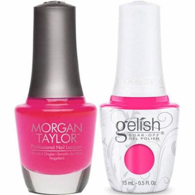 HARMONY NAIL GELISH SHAKE IT TILL YOU SAMBA #1110895 + MATCHING MORGAN TAYLOR POLISH
