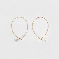 Women's Hoop Earring with Crystal - A New Day G