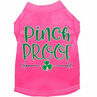 Pinch Proof Screen Print Dog Shirt Bright Pink XXXL (20)