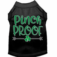 Pinch Proof Screen Print Dog Shirt Black Sm (10)