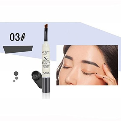 Baomabao Natural Eyebrow Cream Brown Black Fashion Makeup Cream Eyebrow Dye Mascara