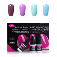 CLAVUZ UV LED Gel Nail Polish 4pcs Soak off Nail Lacquer Kit New Start Elegant Manicure Nail Art Gift Sets C013,8ml Long lasting Varnish