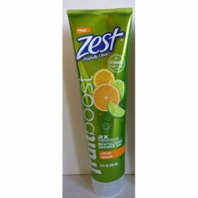2 Pack Zest Fruitboost Revitalizing Shower Gel Citrus Splash 10oz Each