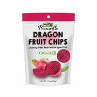 Pocas Premium Dragon Fruit Chips, Red Dragon Fruit, 1.76 Ounce (Pack of 6)