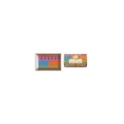 Michel Design Works Rose Geranium Oversized Triple Milled Bath Soap Bar and Soap Dish