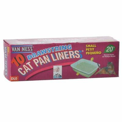 Van Ness Drawstring Cat Pan Liners Small (10 Pack) - Pack of 3
