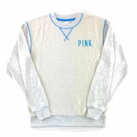 Victoria's Secret PINK Terry Cloth Crew X-Small Cream