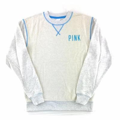 Victoria's Secret PINK Terry Cloth Crew X-Small Cream