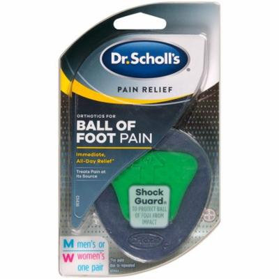 4 Pack Dr. Scholl's Pain Relief Ball Of Foot Pain Men/Women One Pair each
