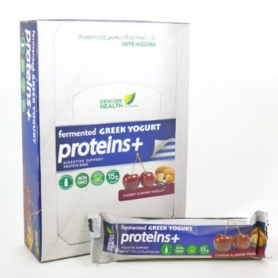 Proteins Plus Cherry Almond Vanilla by Genuine Health - 12 Bars