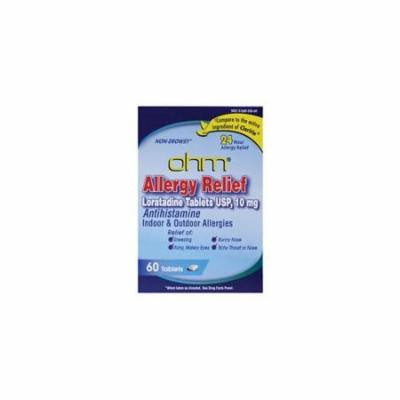 Loratadine Allergy Relief 10 mg 60 Tabs by Ohm