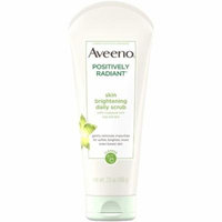 2 Pack - AVEENO Positively Radiant Skin Brightening Exfoliating Daily Facial Scrub with Moisture-Rich Soy Extract, Jojo